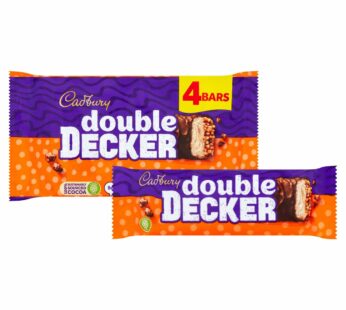 CADBURY – Double Decker Chocolate Bar Multipack – 4 Pack