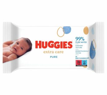 HUGGIES – Pure Extra Care 99% Water Baby Wipes 56’s – 56sheets