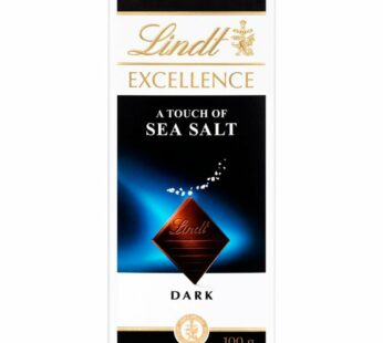 LINDT  – Excellence Dark Sea Salt Bar – 100g