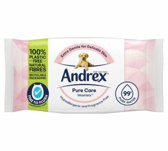 ANDREX – Pure Care Washlets Flushable Toilet Wipes – 36’s 36 Sheets