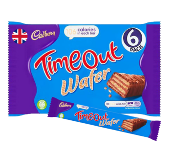 CADBURY – Timeout Chocolate Wafer Bar Multipack – 6 Pack