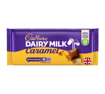 CADBURY – Dairy Milk Caramel Chocolate Bar – 120g
