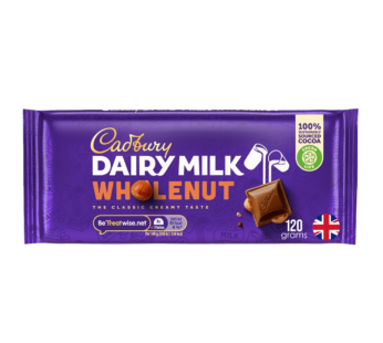 CADBURY – Dairy Milk Whole Nut Chocolate Bar – 120g