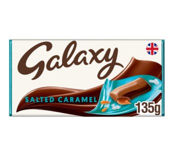 GALAXY – Salted Caramel & Milk Chocolate Block Bar – 135g