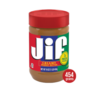 JIF  – Creamy Peanut Butter – 16 Ounces