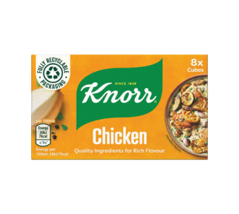 KNORR – 8 Chicken Stock Cubes 8’s – 80g