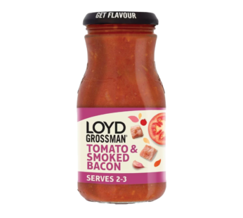 LOYD GROSSMAN – Sauce Tomato & Smoked Bacon – 350g