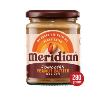 MERIDIAN – Natural Peanut Butter Smooth – 280g