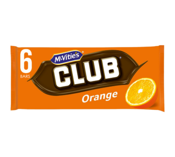 MCVITIES – Club Orange Chocolate Biscuit Bars Multipack – 6 Pack