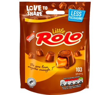 NESTLE  – Little Rolo Milk Chocolate Caramel Pouch – 103g