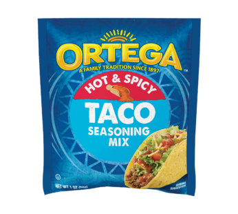 ORTEGA – Hot & Spicy Taco Seasoning – 1oz
