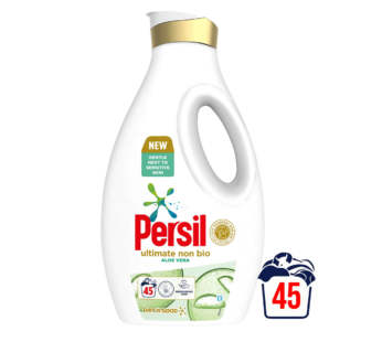 PERSIL – Ultimate Non Bio Aloe Vera Sensitive Laundry Detergent 45 Wash – 1.215L