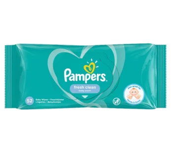 PAMPERS – Fresh Clean Baby Wipes Scented x 52’s – 52sheets