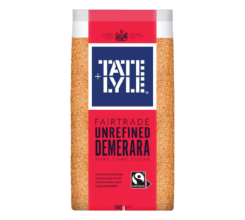 TATE & LYLE – Fairtrade Demerara Sugar – 500g