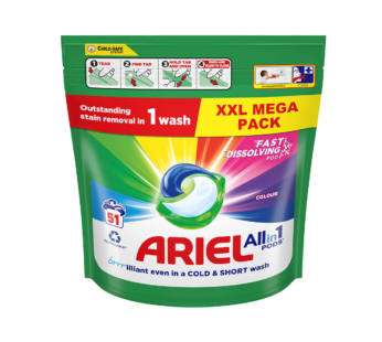 ARIEL – Colour All in 1 Washing Capsules – 51 Wash