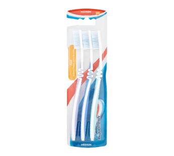 AQUAFRESH – Flex Medium Toothbrushes – 3Pack