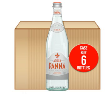 ACQUA PANNA – Natural Still Mineral Water Glass – 6x750ml 6Pack