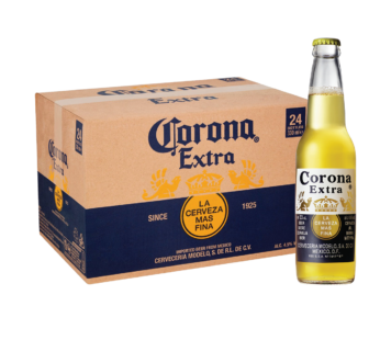 CORONA – Extra Premium Lager Beer Bottles – 24x330ml Case, ABV.4.5% Copy
