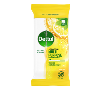 DETTOL – Antibacterial Multi Surface Cleaning Wipes Citrus 30’s
