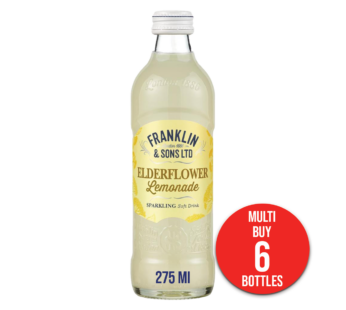 FRANKLIN & SONS LTD – Elderflower Lemonade – 6x275ml