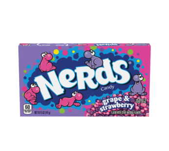 NERDS – Candy Grape & Strawberry Theatre Box Candy 5oz – 142g