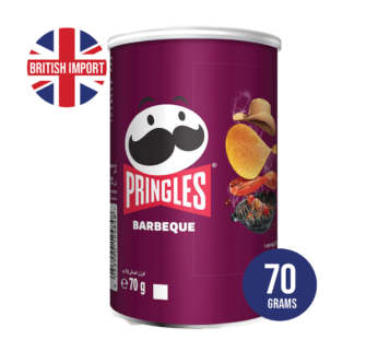 BRITISH – Pringles Tub Texas BBQ Sauce  Flavour – 70g