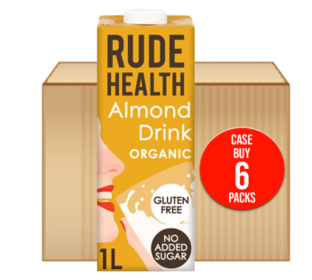 RUDE HEALTH – Almond Milk Drink Organic GlutenFree – 6x1L Case
