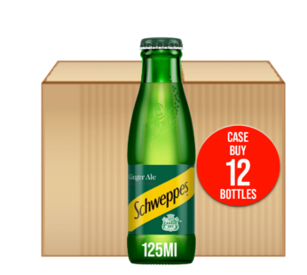 SCHWEPPES – Canada Dry Ginger Ale 12x125ml Glass Bottles – 12Pack