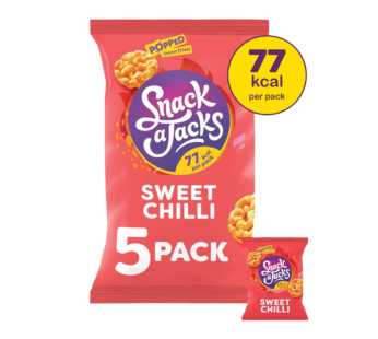 SNACK A JACKS – Sweet Chilli Multipack Rice Cakes – 5 Pack