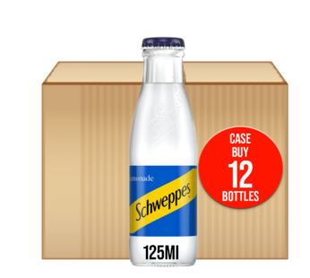 SCHWEPPES – Lemonade 12x125ml Glass Bottles – 12Pack