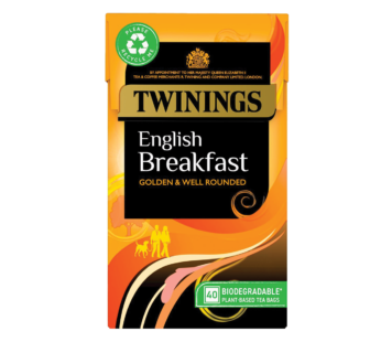 TWININGS – English Breakfast Tea Bags – 40’s