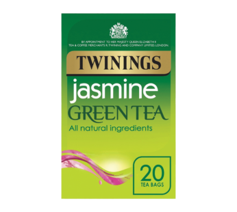 TWININGS – Jasmine Green Tea Bags – 20’s