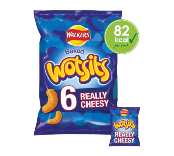 WALKERS – Wotsits Really Cheesy Multipack Snacks – 6 Pack