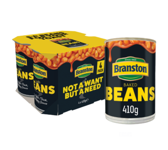 BRANSTON – Baked Beans in Tomato Sauce – 4Pack x 410g