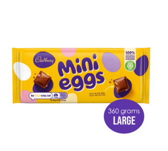 CADBURY – Mini Eggs Milk Chocolate Giant Block – 360g