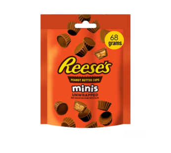 REESES –  Mini Peanut Butter Cups Pouch – 68g