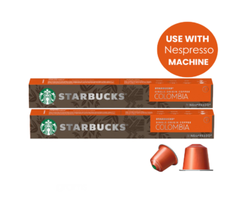 STARBUCKS – Nespresso Columbia Espresso Coffee Pods 10’s – MultiBuy x 2