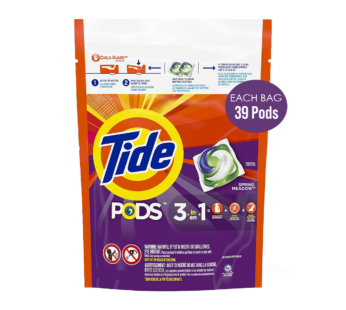 TIDE – Laundry Washing Pods Spring Meadow, 39 Capsules – 971g