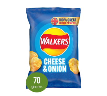 WALKERS – Cheese & Onion Grab Bags – 70g
