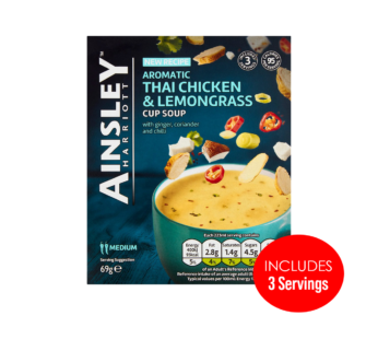 AINSLEY HARRIOTT – Thai Chicken Lemongrass Soup – 3 Pack 69g