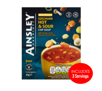AINSLEY HARRIOTT – Szechuan Hot & Sour Soup – 3 Pack 60g