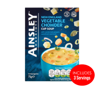 AINSLEY HARRIOTT – Vegetable Chowder Soup – 3 Pack 75g